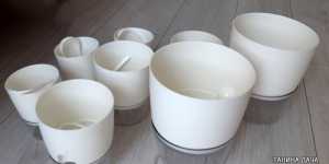 Фитильный полив для комнатных растений. Емкость